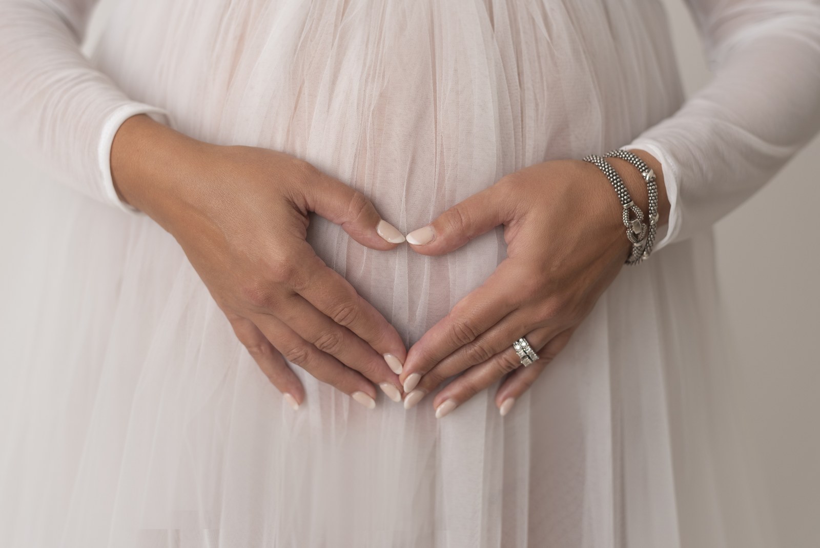 Studio maternity portrait Baltimore