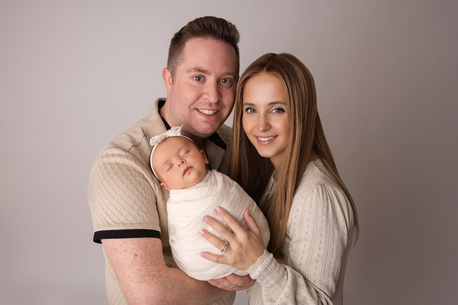 Sleeping newborn portrait