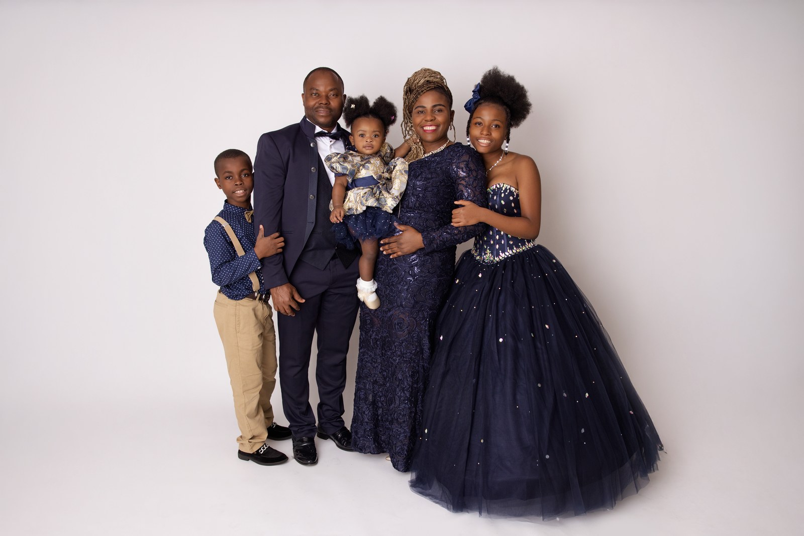 Studio family portrait Baltimore