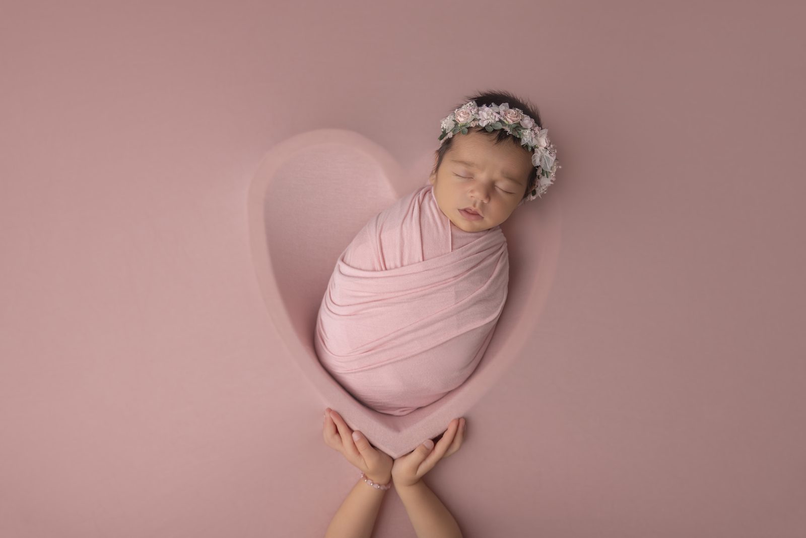 Newborn session at Chana Mirel Photography studio in Baltimore