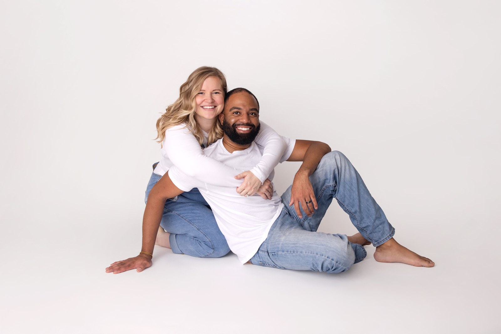 Family portrait in Baltimore studio